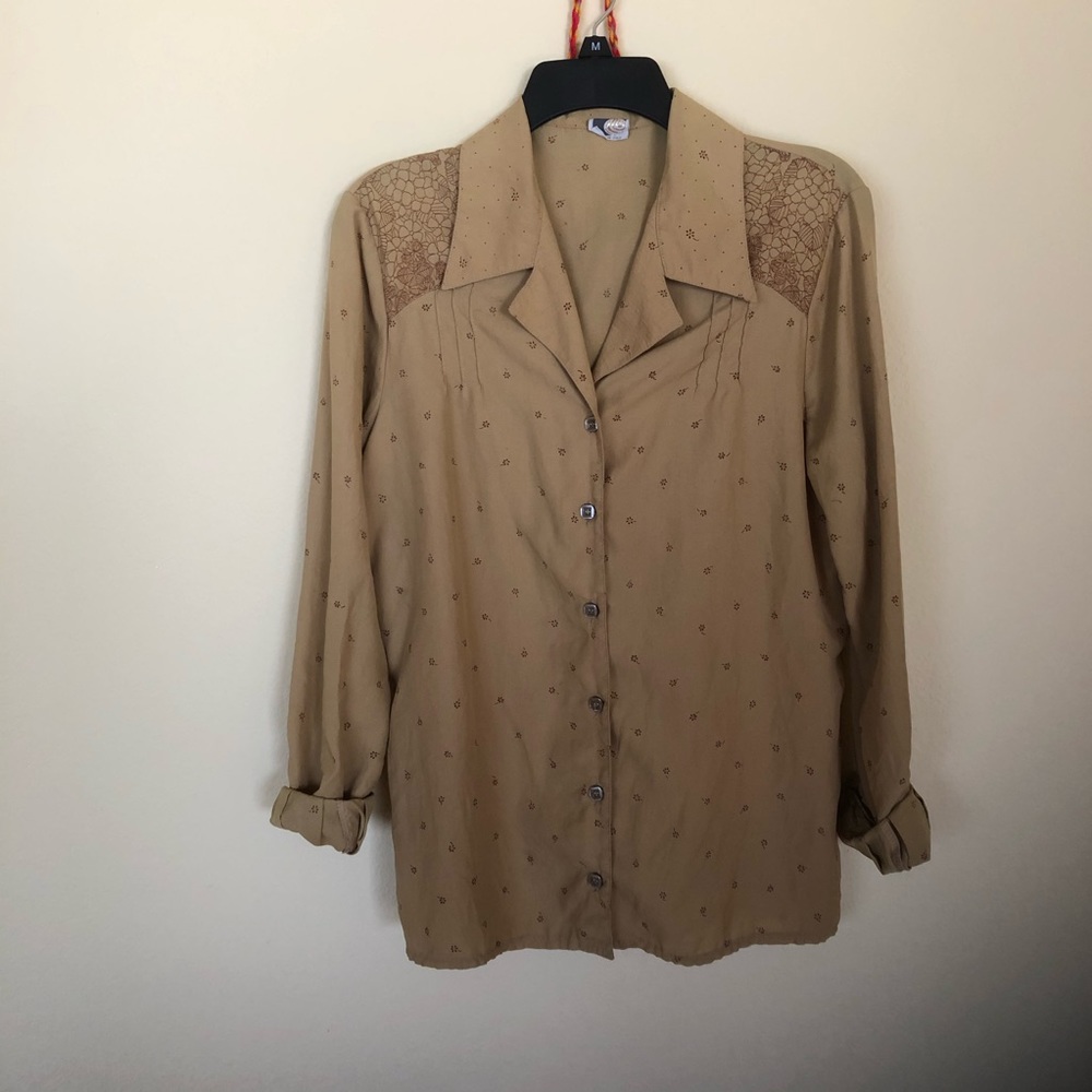 Mustard Vintage Blouse